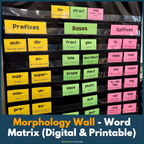 Morphology Passages & Comprehension Bundle w/ Morphology Cards