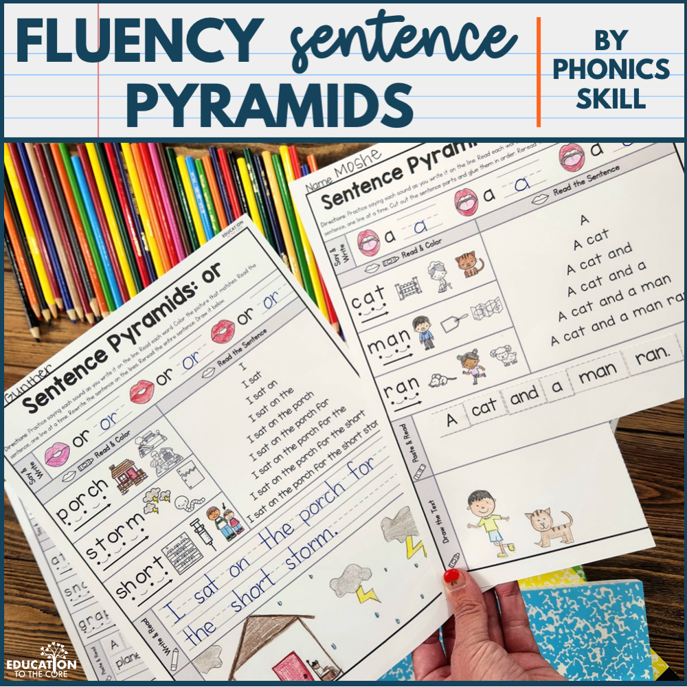 Decodable Fluency Sentence Pyramids
