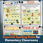 Phonics Spelling Rules Posters & Notebooks