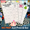 Monthly Reading Challenge Bookmarks and Calendars