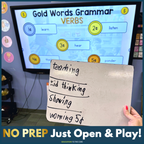 Gold Words Grammar Slides Game