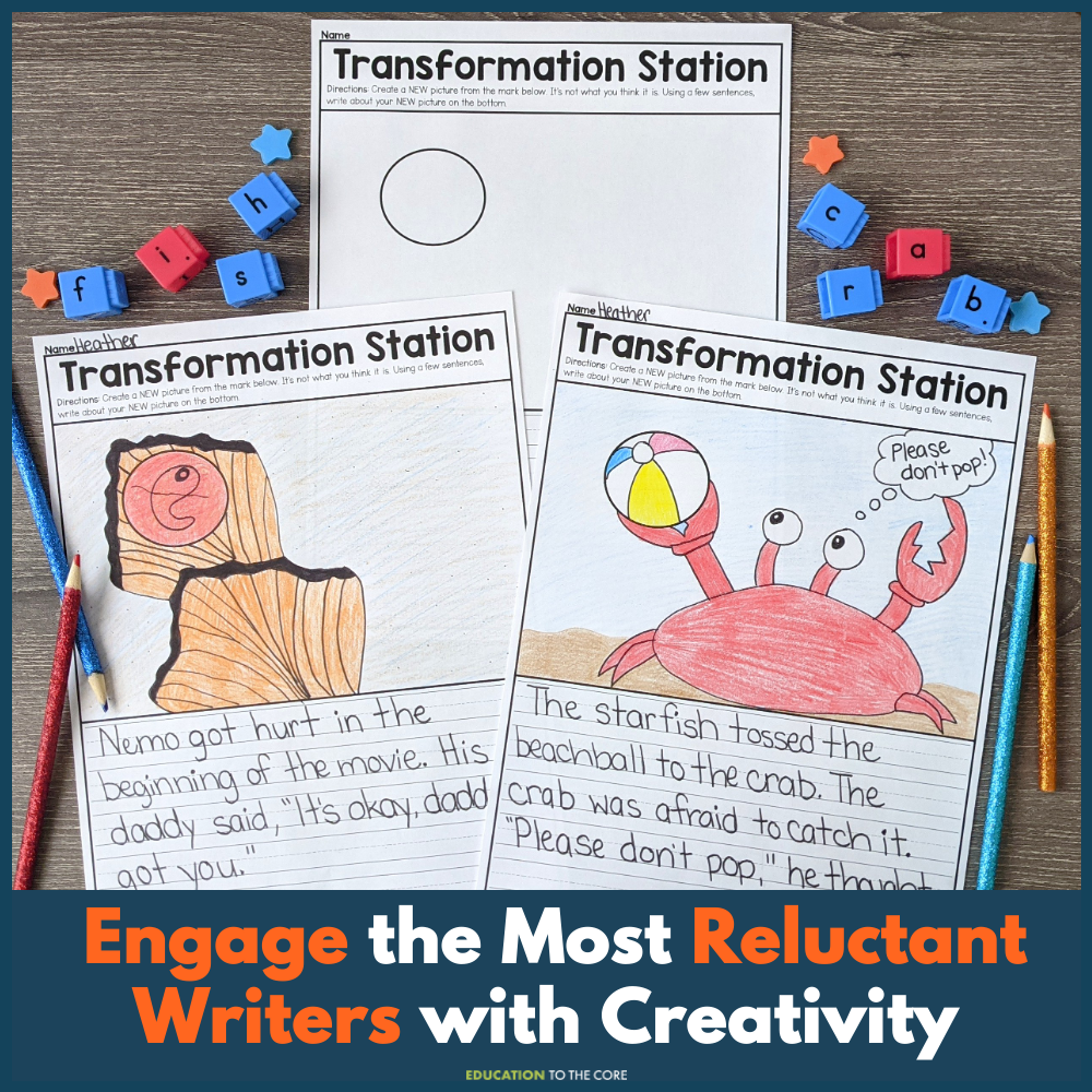 Transformation Drawing & Writing Station: 90 Squiggle Stories