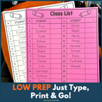 Editable Class Lists