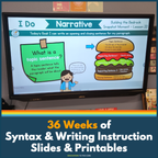 Explicit Instruction Writing Units for the Entire Year - Grade 2