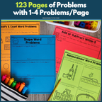 Kindergarten Decodable Math Word Problems