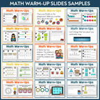 No Prep Math Warm-Ups for 2nd Grade