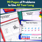First Grade Decodable Math Word Problems