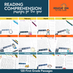 1st-3rd Grade Reading Comprehension Passages Bundle