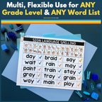 Editable Spelling Activities for ANY List of Words