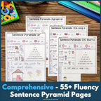 Decodable Fluency Sentence Pyramids
