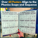 Phonics Posters for Reading [Includes Phonics Helper]