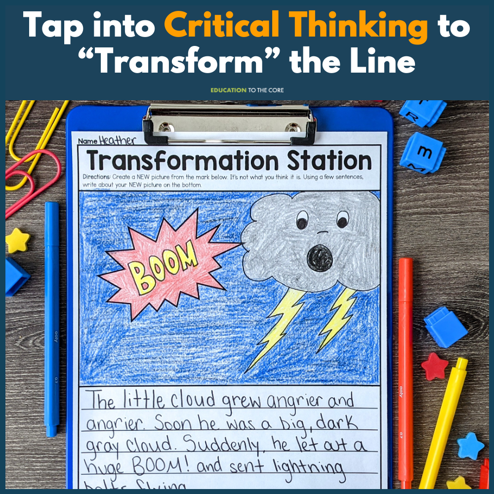 Transformation Drawing & Writing Station: 90 Squiggle Stories