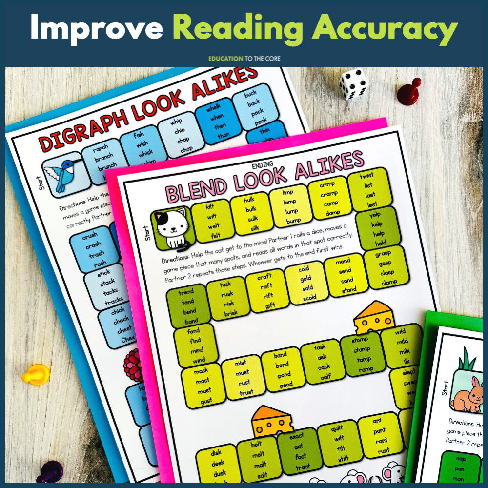 Look-Alike Word Game Boards