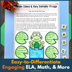 1st Grade Monthly No Prep Printables Year-Long Bundle