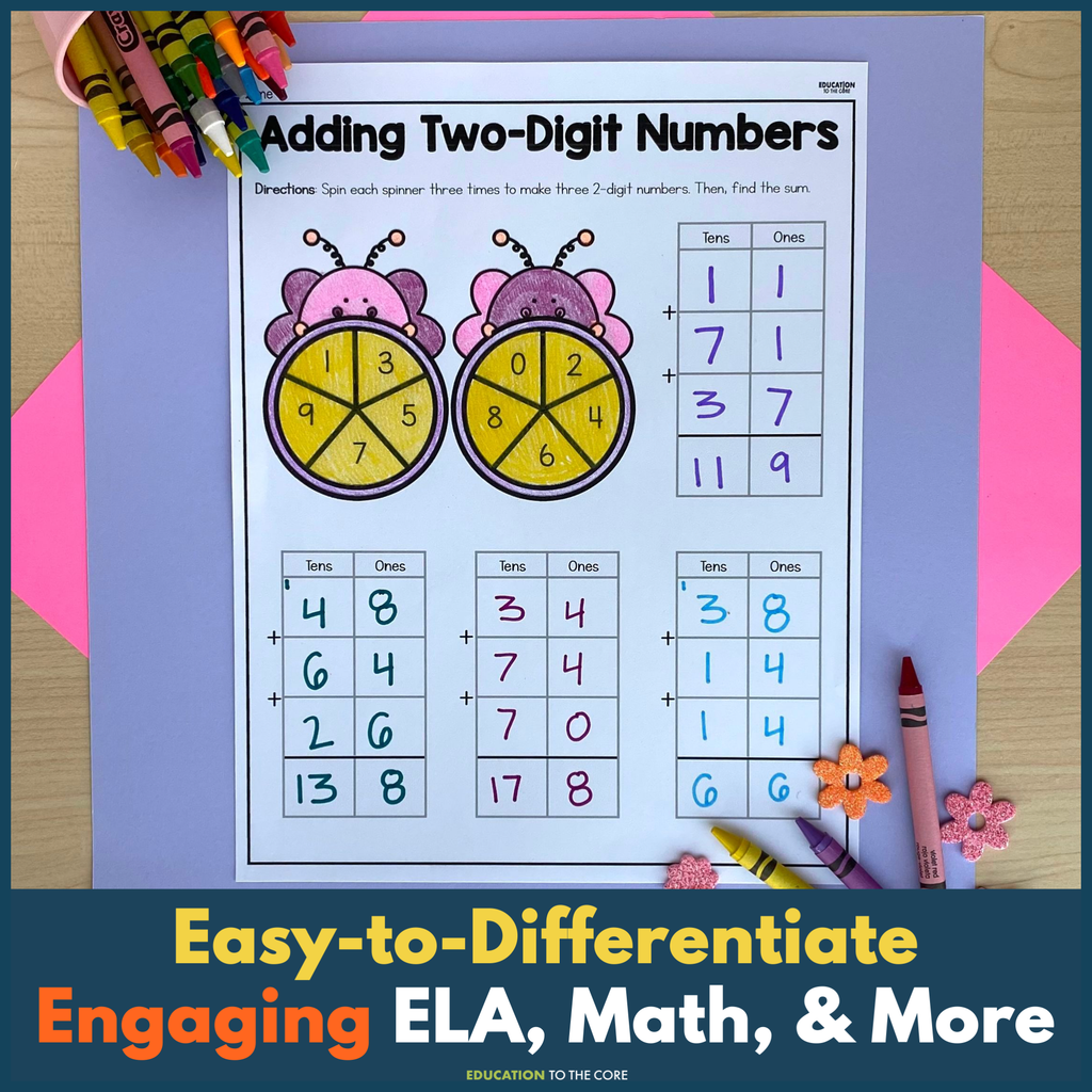 2nd Grade Monthly No Prep Printables Year-Long Bundle