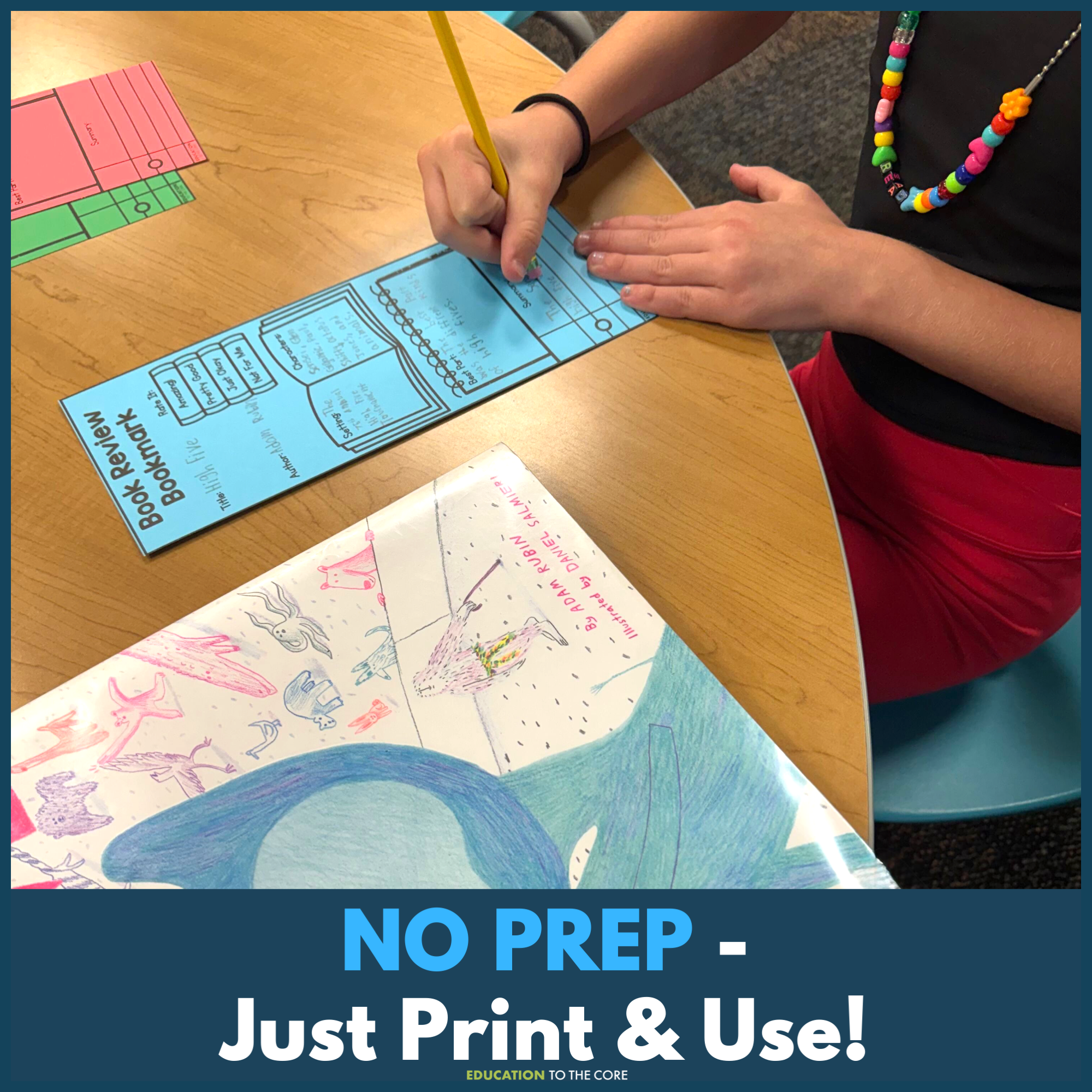 Book Review Bookmarks and Printables Bundle