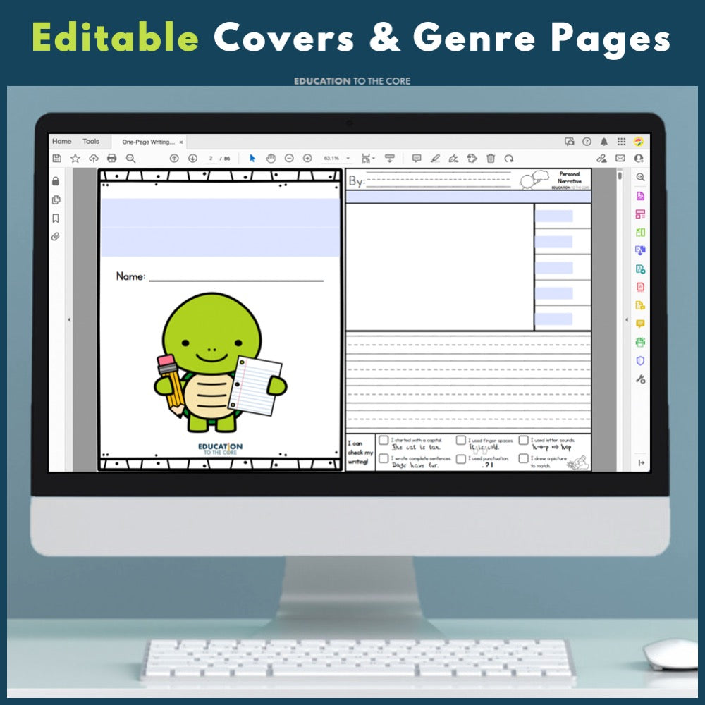 No Prep Writing Prompts with Self-Check Editing
