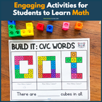 Counting Cubes No Prep Centers
