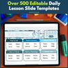 Editable Daily Slides Templates for ANY Grade