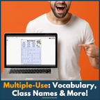 Editable Word Search