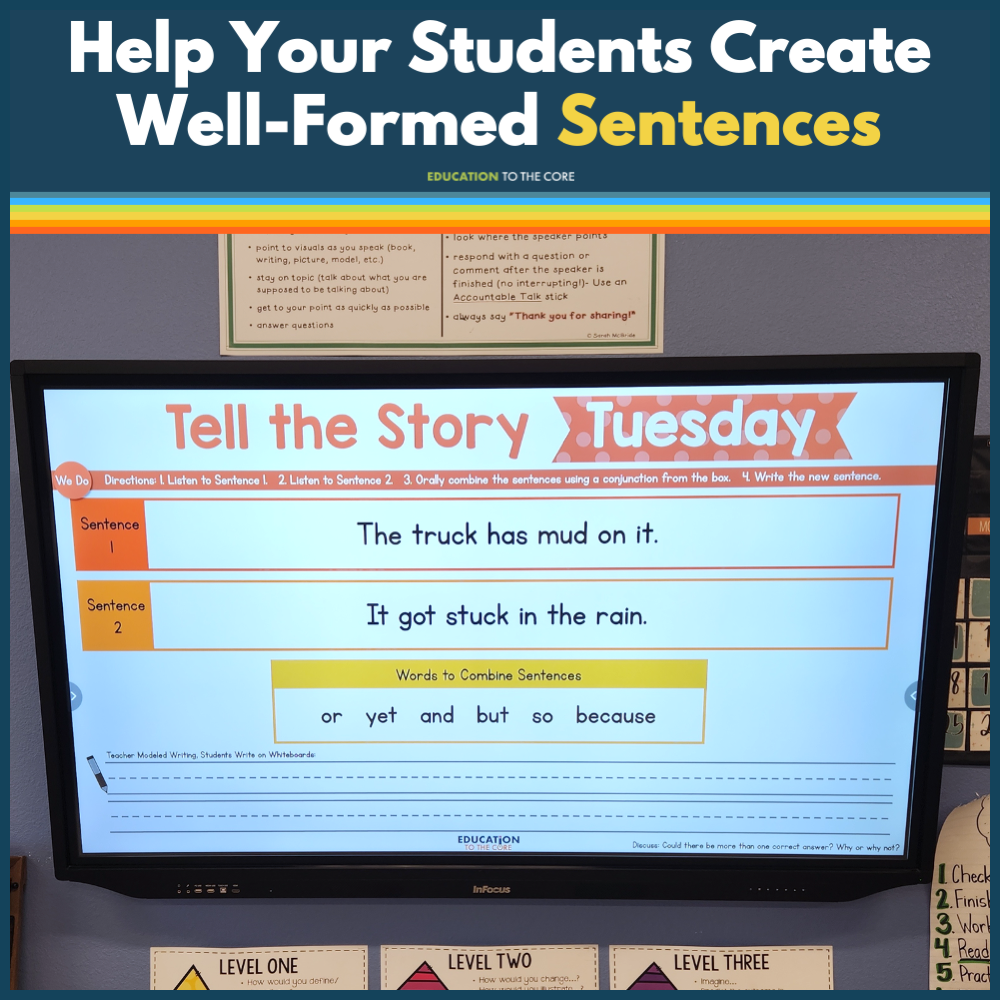 Syntax [Grammar] Digital Interactive Teaching Slides for K/1