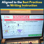 Explicit Instruction Writing Units for the Entire Year - Kindergarten