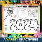 New Year Writing Activity Bundle