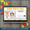 No Prep Math Warm-Ups for 2nd Grade