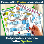 Look-Alike Word Game Boards