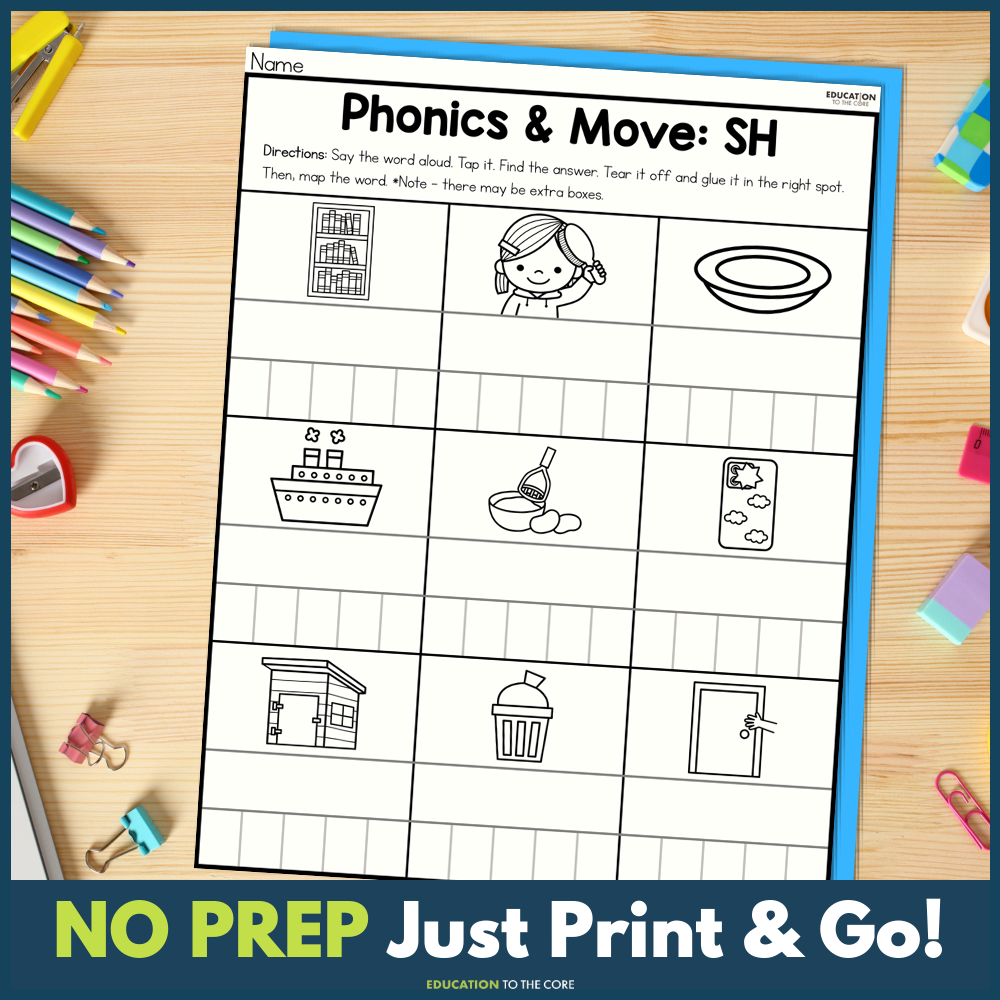 Phonics and Move Activity Bundle