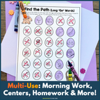Kindergarten Monthly No Prep Printables Year-Long Bundle