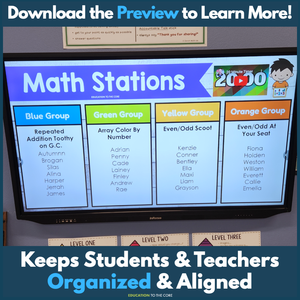 Editable Daily Slides Templates for ANY Grade