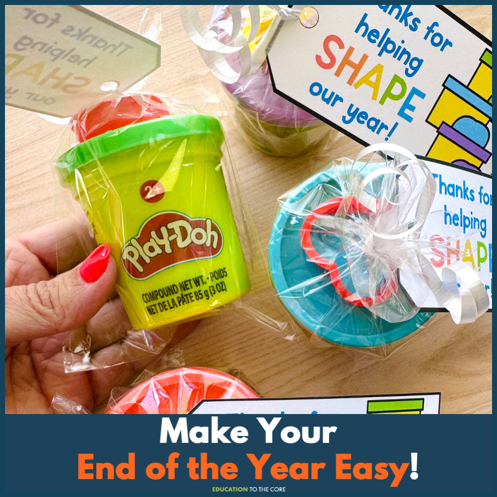 End of the Year Poem & Gift Tag Set