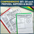 Morphology Comics & Comprehension Bundle
