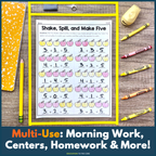 1st Grade Monthly No Prep Printables Year-Long Bundle