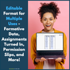 Editable Class Lists