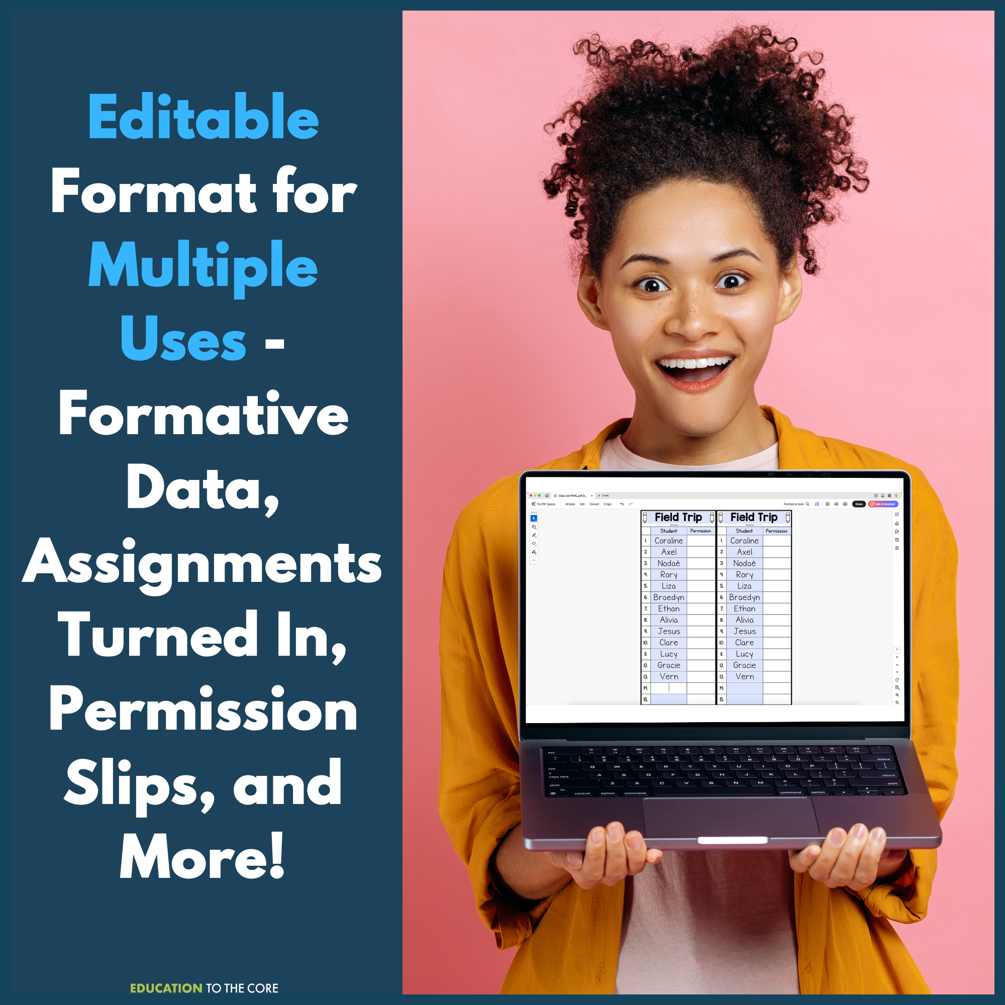 Editable Class Lists