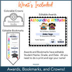 End of the Year Awards, Bookmarks, and Crowns