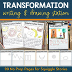 Transformation Drawing & Writing Station: 90 Squiggle Stories
