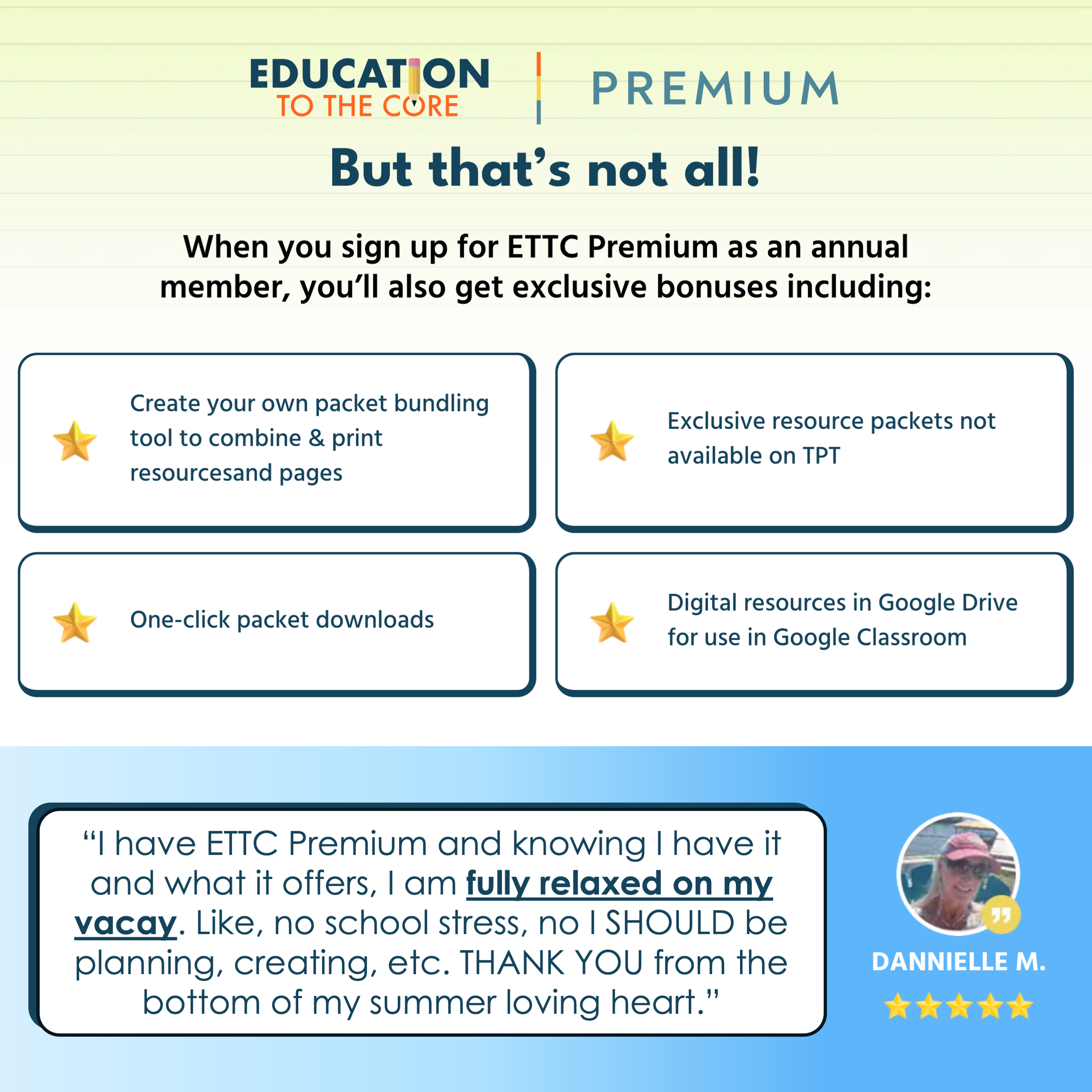 Education to the Core Premium School Membership: 20+ Users