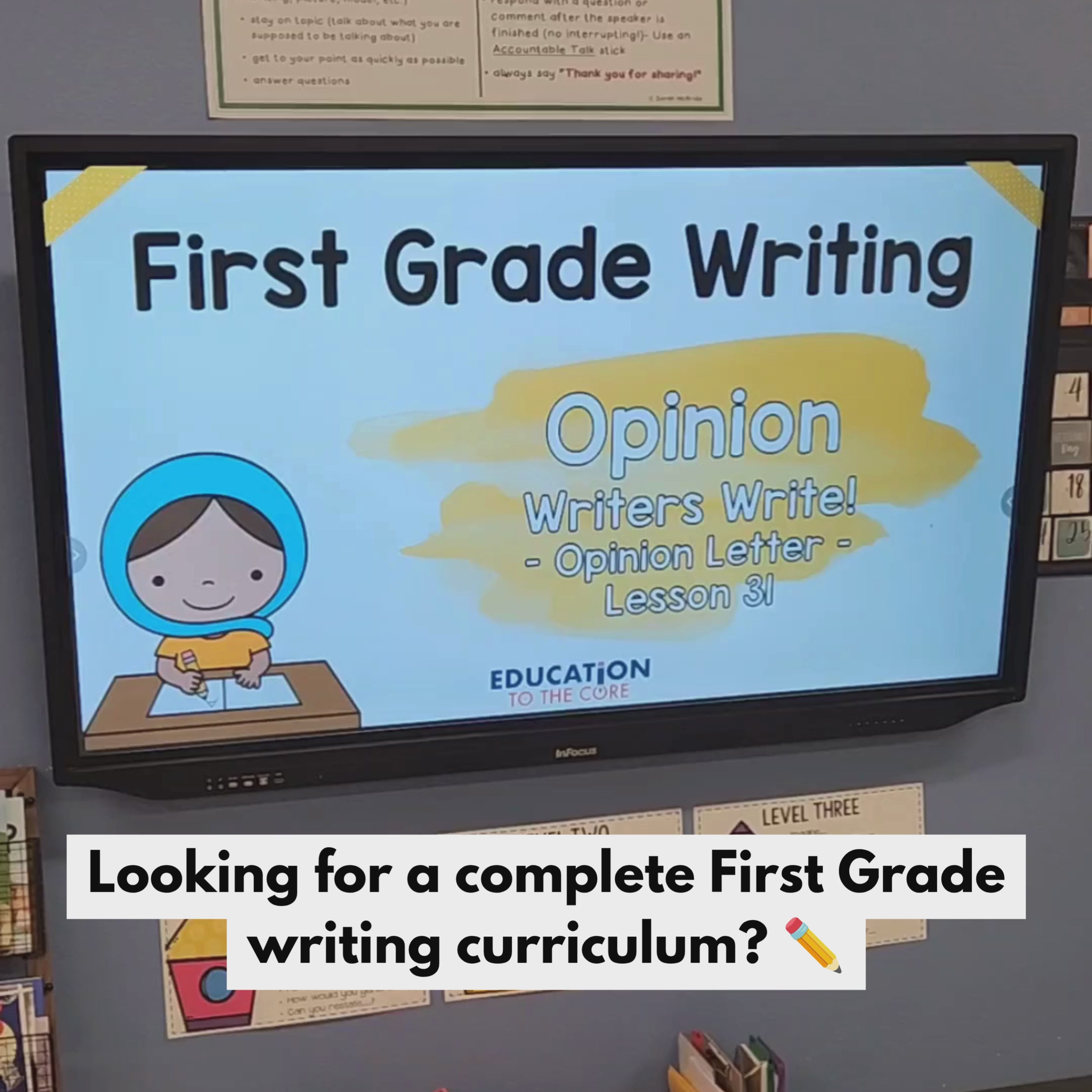 Explicit Instruction Writing Units for the Entire Year - Grade 1